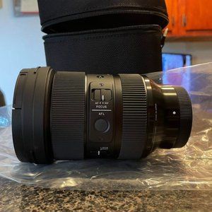 Sigma 24-70mm f/2.8 DG DN Art Lens for Sony E (still has 4yr warranty)